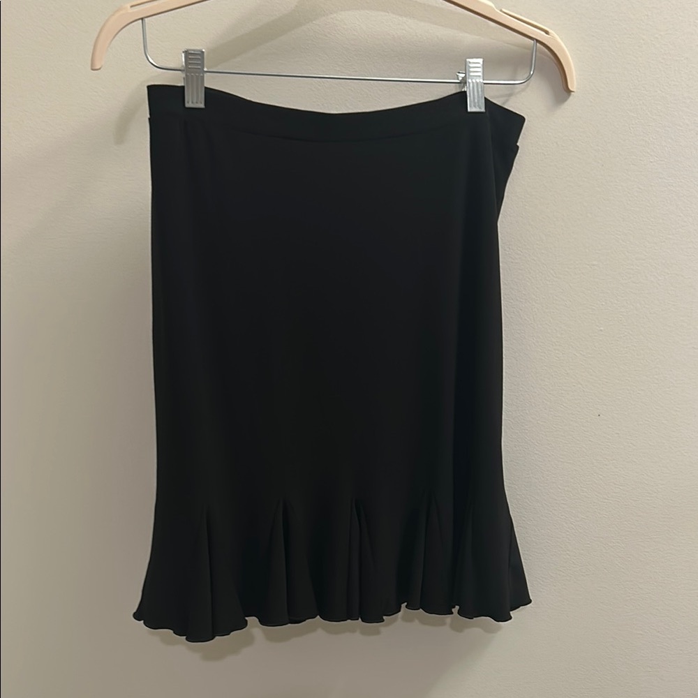 White House Black Market 90s Black Women's Midi Skirt